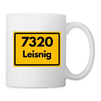 ALTE POSTLEITZAHL 7320 LEISNIG HEIMATSTOLZ SACHSEN - Tasse - Weiß - Rechts