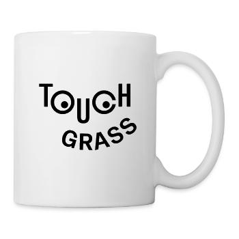 Touch Grass Happy Face - Mug - white - Right