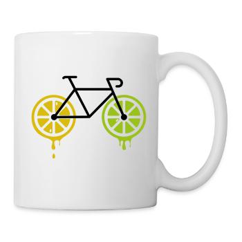 bike lemon - Mug - white - Right