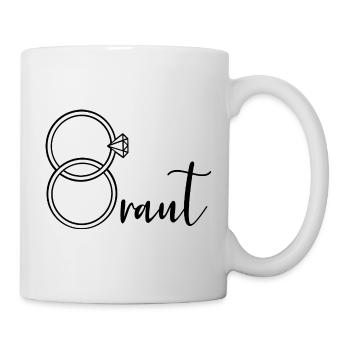 Ringe Hochzeit Braut - Tasse - Weiß - Rechts
