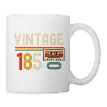 Vintage 1850's Retro Cassette - Mug - white - Right