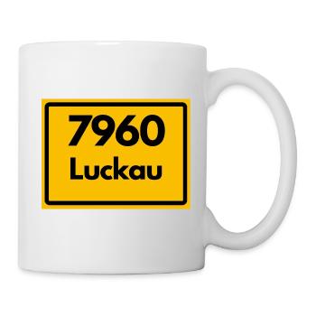 ALTE POSTLEITZAHL PLZ, BRANDENBURG 7960 LUCKAU - Tasse - Weiß - Rechts
