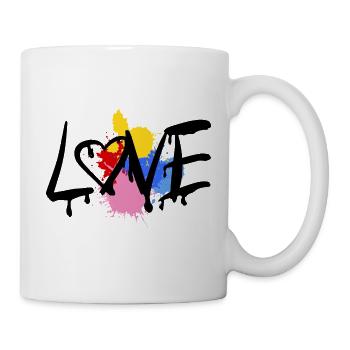 Amour - Mug blanc - blanc - Droite