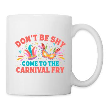 N’aie pas honte Viens au cirque de carnaval artiste - Mug blanc - blanc - Droite