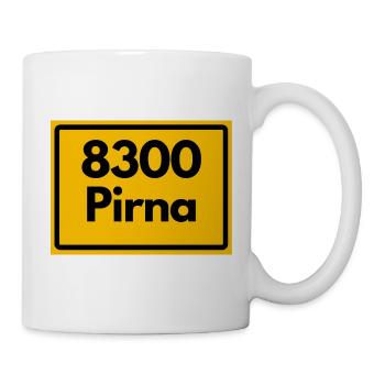 ALTE POSTLEITZAHL PLZ  8300 PIRNA PLZ SACHSEN - Tasse - Weiß - Rechts