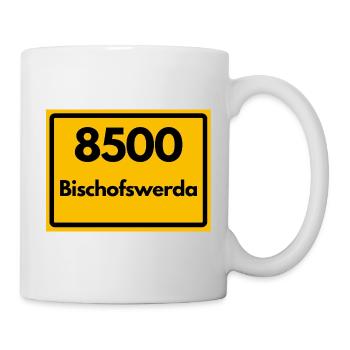 8500 01877 BISCHOFSWERDA SACHSEN 8500 - Tasse - Weiß - Rechts