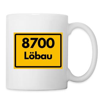 8700 02708 LÖBAU SACHSEN ALTE POSTLEITZAHL PLZ - Tasse - Weiß - Rechts