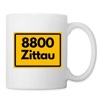 8800 02763 ZITTAU SAXONY 8800 OLD POSTCODE - Mug - white - Right