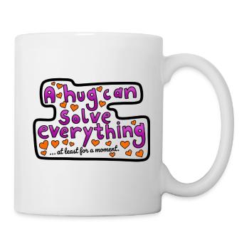 A hug can help - Mug - white - Right
