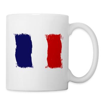 Frankreich Fanshirt für Frankreich Fans France - Tasse - Weiß - Rechts