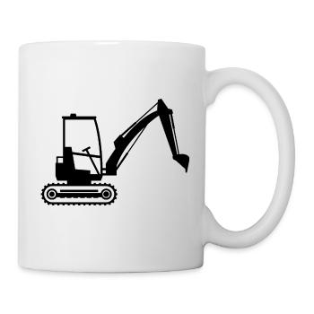 Excavator - Mug - white - Right