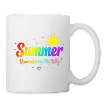 L’été se souvenant de mon pourquoi - Mug blanc - blanc - Droite