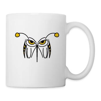 MORSURE - Guêpe en colère - Mug blanc - blanc - Droite