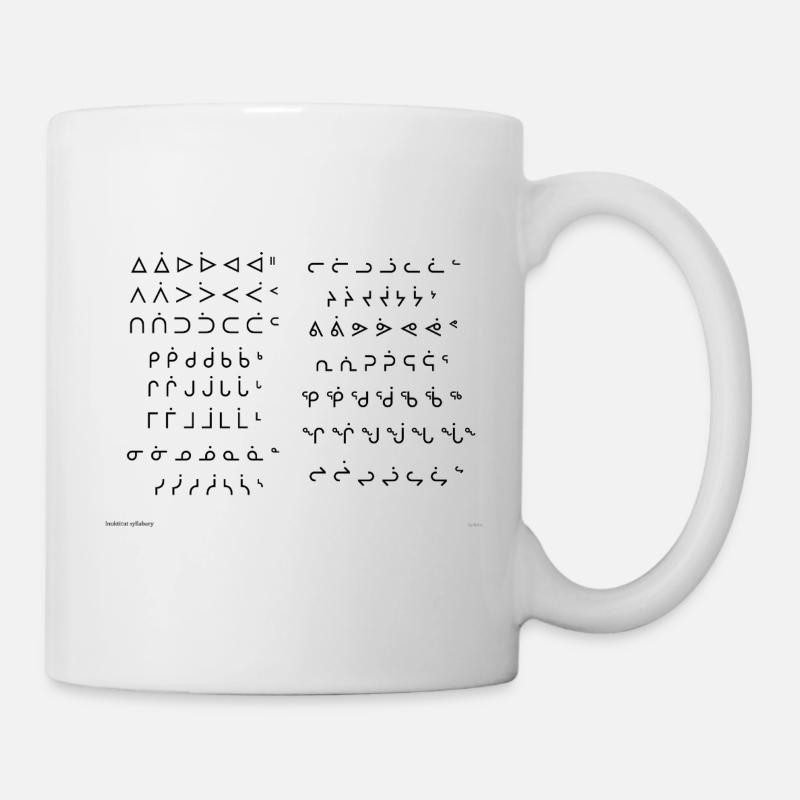 Inuktitut-Silben - Tasse - Weiß