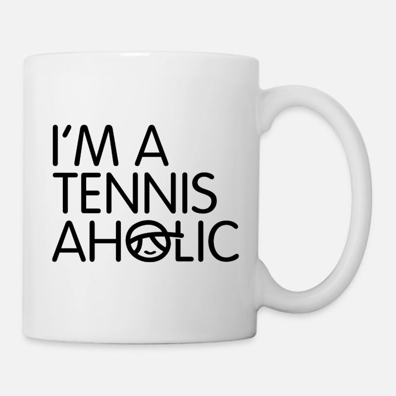I'm a Tennis-Aholic - Mug - white