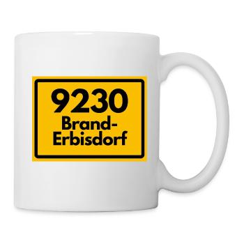 ALTE POSTLEITZAHL 9230 SACHSEN BRAND-ERBISDORF - Tasse - Weiß - Rechts