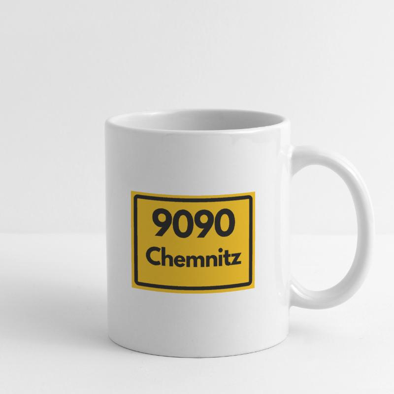 ANCIEN CODE POSTAL 9090 SAXE CODE POSTAL DE CHEMNITZ Mug blanc