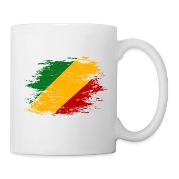 Kongo_Flagge_used - Mug - white - Right