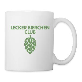 Lecker Bierchen Club - Lecker Bierchen - Bier - Tasse - Weiß - Rechts