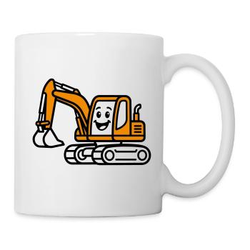 Excavator Kids - Mug - white - Right