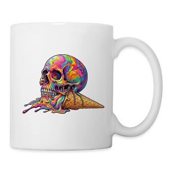 Cream Skull - Tasse - Weiß - Rechts