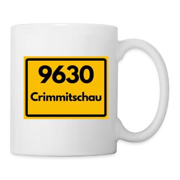 ALTE POSTLEITZAHL 9630 CRIMMITSCHAU SACHSEN - Tasse - Weiß - Rechts