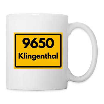 ANCIEN CODE POSTAL 9650 KLINGENTHAL SAXONY - Mug blanc - blanc - Droite