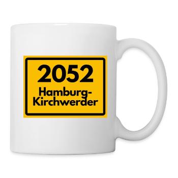 ALTE POSTLEITZAHL 2052 HAMBURG-KIRCHWERDER HAMBURG - Tasse - Weiß - Rechts