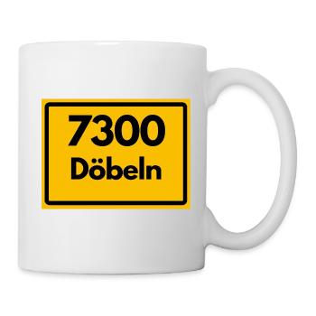 OLD POSTCODE 7300 DÖBELN SAXONY DDR OSTALGIE - Mug - white - Right