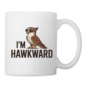 Falke Sonnenbrille Im Hawkward Spruch Lustig Greif - Tasse - Weiß - Rechts