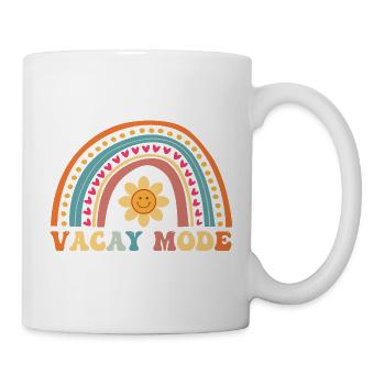 Vacay Mode Rainbow Pastel - Mug - white - Right