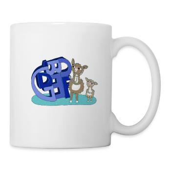 Doctor Lama with Blue Letters - Mug - white - Right
