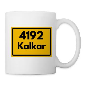ALTE POSTLEITZAHL 4192 PLZ 47546 KALKAR NRW - Tasse - Weiß - Rechts