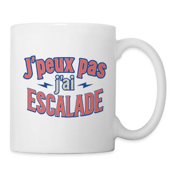 J'ai Escalade Humor Montagne - Mug blanc - blanc - Droite