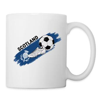 Scotland Football Scotland Soccer Fan-Trikot - Tasse - Weiß - Rechts