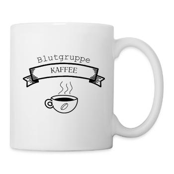 Blutgruppe Kaffee - Tasse - Weiß - Rechts