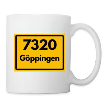 ALTE POSTLEITZAHL 7320 PLZ 73033 GÖPPINGEN BAWÜ BW - Tasse - Weiß - Rechts