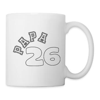 Papa 26 Vintage Collegiate Print - Mug - white - Right