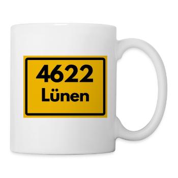 ALTE POSTLEITZAHL 4622 PLZ 44532 LÜNEN NRW - Tasse - Weiß - Rechts