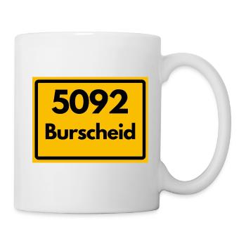 ALTE POSTLEITZAHL 5092 PLZ 51399 BURSCHEID NORDRHE - Tasse - Weiß - Rechts