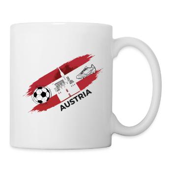 Autriche Football Maillot Supporter Austria Foot - Mug blanc - blanc - Droite
