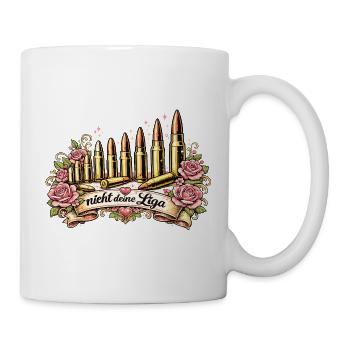 nicht_deine_Liga - Tasse - Weiß - Rechts