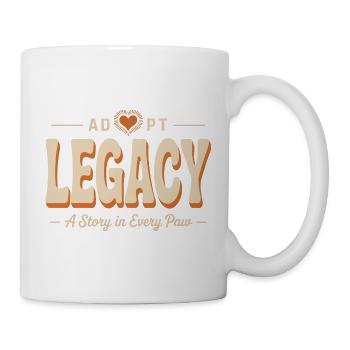 Legacy Paw Adoption Logo - Mug - white - Right