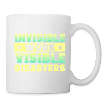Musical Theatre Invisible Work Theater Gift - Tasse - Weiß - Rechts