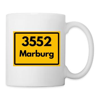 ANCIEN CODE POSTAL 3552 POSTE 35037 MARBURG HESSEN - Mug blanc - blanc - Droite