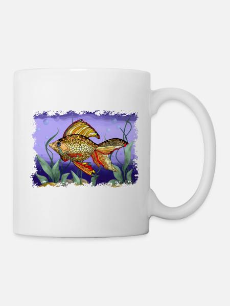Fisch - Tasse - Weiß