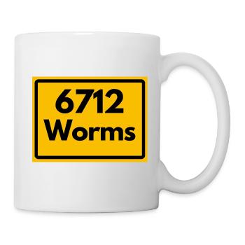 ANCIEN CODE POSTAL 6712 ZIP 67547 WORMS RP - Mug blanc - blanc - Droite