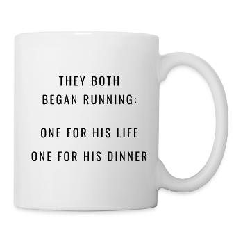 RUNNING PARADOX - Mug - white - Right