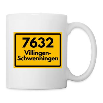ALTE POSTLEITZAHL 7632 PLZ VILLINGEN SCHWENNINGEN - Tasse - Weiß - Rechts