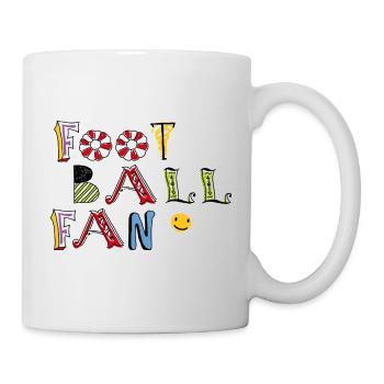 Football fan - Mug - white - Right